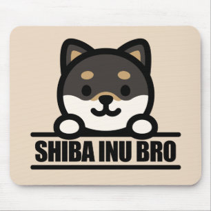 Mousepad IRMÃO DO SHIBA INU - Design Legal de Irmão do Shib
