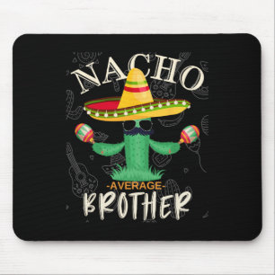 Mousepad Irmão engraçado vintage não médio família correspo