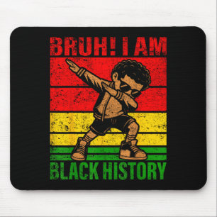 Mousepad Irmão Eu Sou História Negra Crianças Meninos Homen