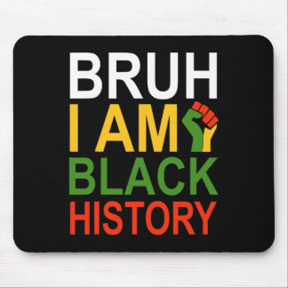 Mousepad Irmão Eu Sou Mês da História Negra Homens Adolesce