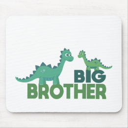 Mousepad Irmão grande, irmão dinossauro, irmão animal
