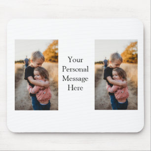 Mousepad irmão irmã família adicionar foto mensagem pessoal