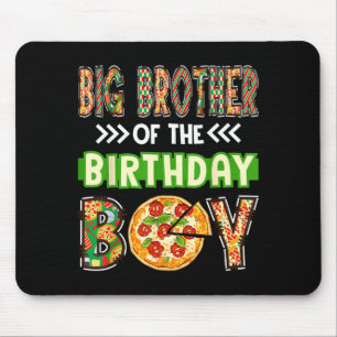 Mousepad Irmão mais velho do menino aniversariante amante d