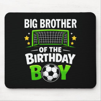 Mousepad Irmão Mais Velho Do Menino Do Aniversário Futebol