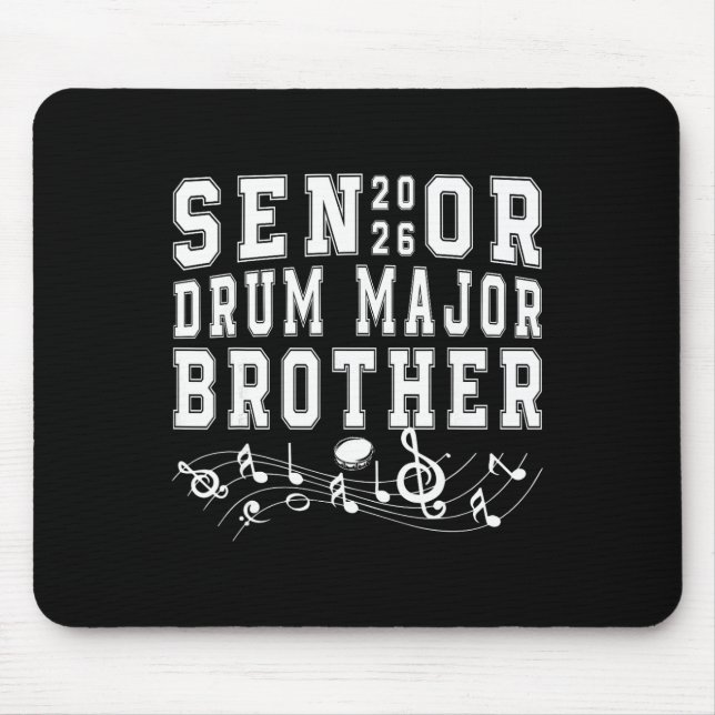 Mousepad Irmão Major da Bateria Senior 2026 Graduado (Frente)