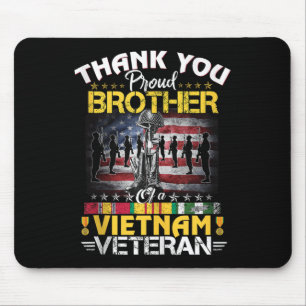 Mousepad Irmão Orgulhoso De Um Veterano Do Vietnã - Muito O