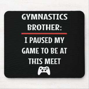 Mousepad Irmão Pausou Meu Jogo Para Estar Aqui Jogo De Víde