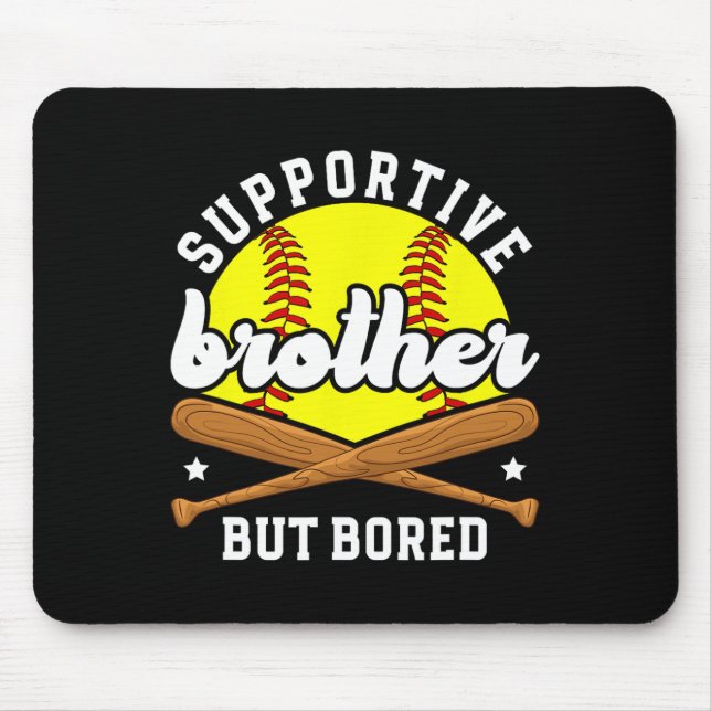 Mousepad Irmão Softll Solidário De Um Jogador Softll (Frente)