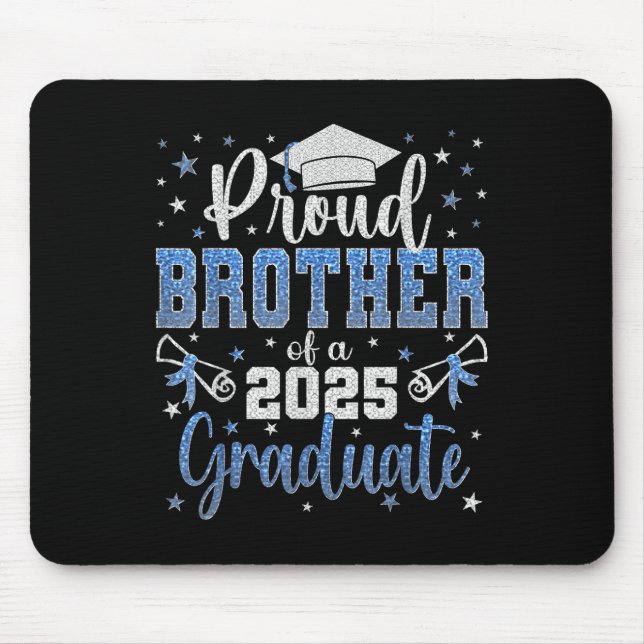 Mousepad Irmão Super Orgulhoso Da Graduação Do Formando 202 (Frente)
