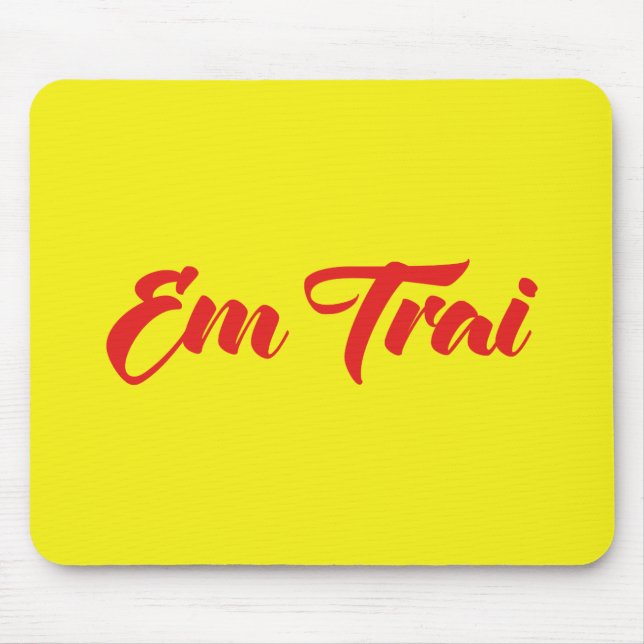 Mousepad Irmão Vietnamita (Jovem) - Em Trai ~ Tijng Viet (Frente)