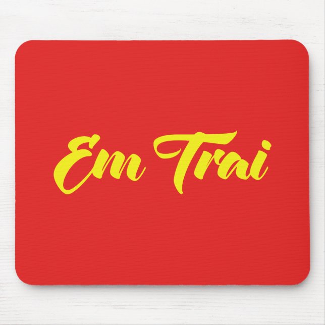 Mousepad Irmão Vietnamita (Jovem) - Em Trai ~ Tijng Viet (Frente)