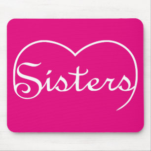 Mousepad Irmãs do coração: roteiro branco
