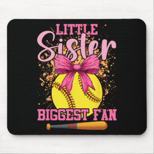 Mousepad Irmãzinha Maior Fã Engraçado Softll Irmã