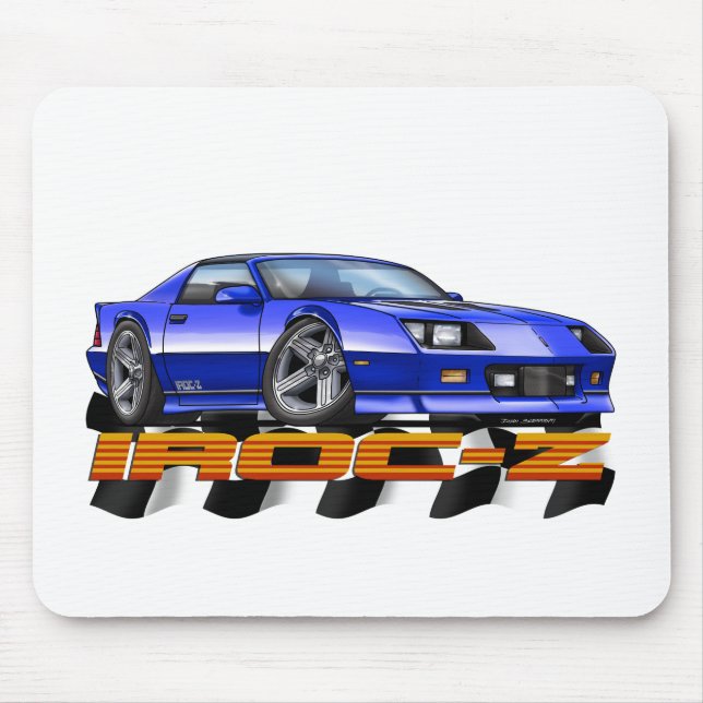 Mousepad IROC azul Z (Frente)