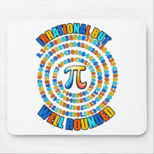 Mousepad Irracional Mas Bem Redondo 3.14 Símbolo do Número