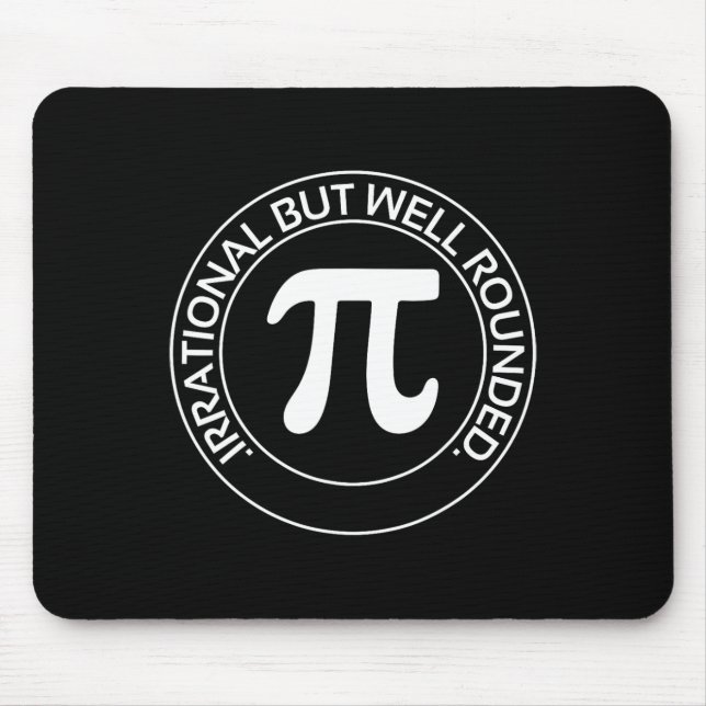 Mousepad Irracional, Mas Encantado Engraçado Professor W (Frente)