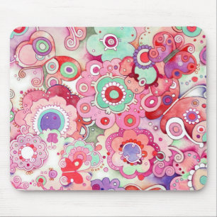 Mousepad irrisório floral