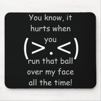 mousepad irritado