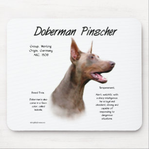 Mousepad Isabella Doberman History