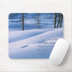 Mousepad Isaiah 1:18 Inspiracional