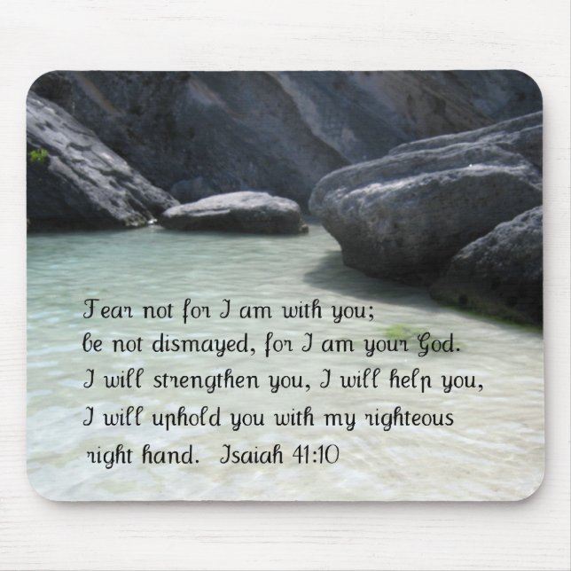 Mousepad Isaiah 41:10 (Frente)