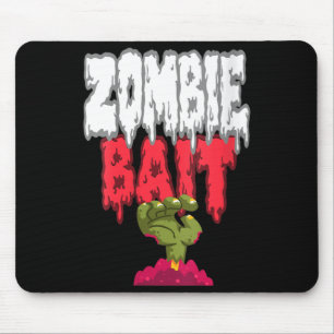 Mousepad Isca de Zumbi Feminina Saindo do Túmulo Engraçado