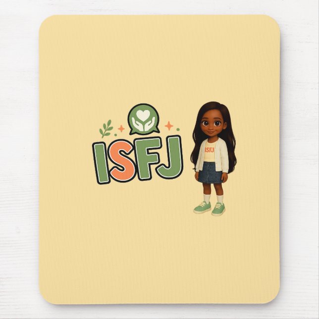 Mousepad ISFJ — A Guardiã da Harmonia (Frente)
