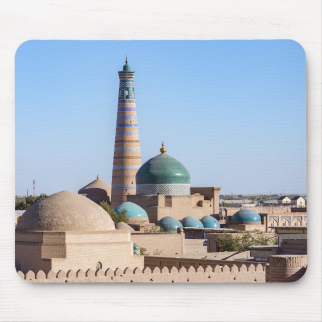Mousepad Islam Khodja Minaret & mesque - Khiva, Usbequistão (Frente)