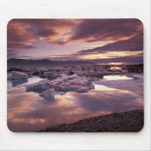 Mousepad Islândia, Lagoa Jokulsarlon, Paisagem