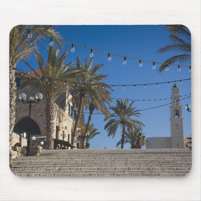 Mousepad Israel, Tel Aviv, Jaffa, escadas, Old Jaffa (Frente)