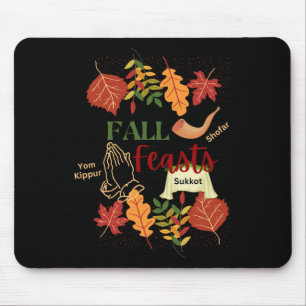 Mousepad Israel Yisrael Fall Banquetes Shfar Sukkot Yom Kip