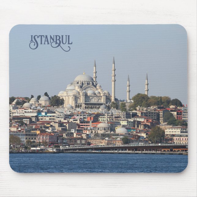 Mousepad Istambul de texto personalizado (Frente)