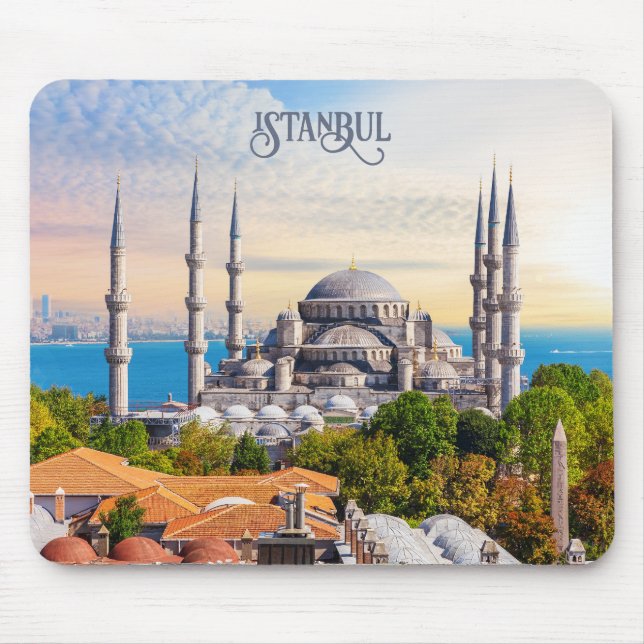 Mousepad Istambul de texto personalizado (Frente)