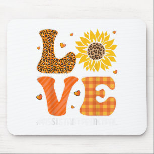 Mousepad Istambul Principal Love Fall Pumpkin Leopard Hallo