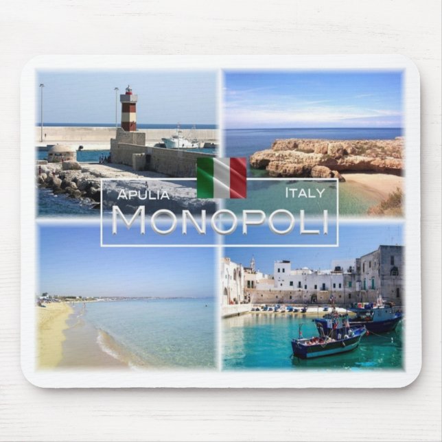 Mousepad IT Itália - Apúlia - Monopoli - (Frente)