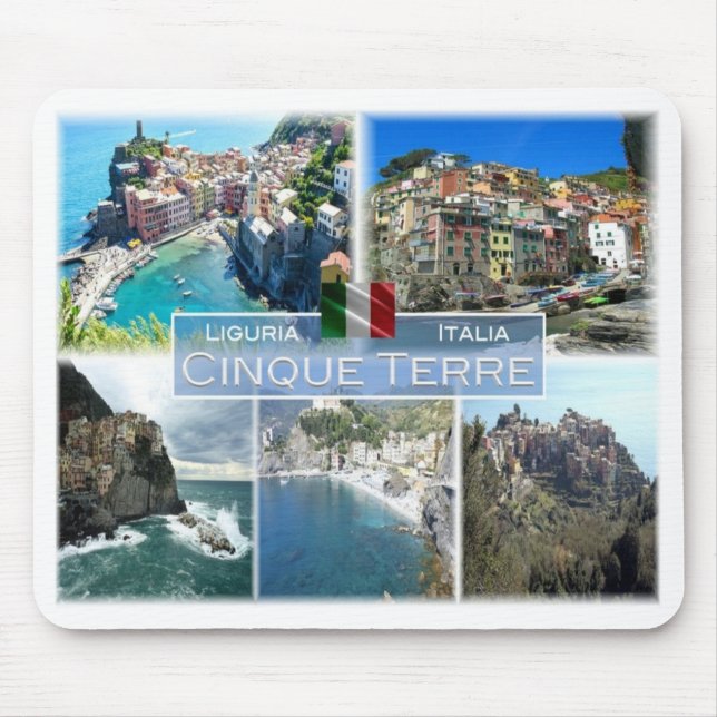 Mousepad IT Itália - Ligúria - Cinque Terre - Corniglia - (Frente)