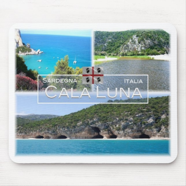 Mousepad IT Itália - Sardenha - Cala Luna - (Frente)