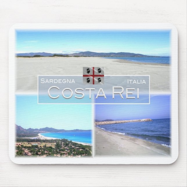 Mousepad IT Itália - Sardenha - Costa Rei (Frente)