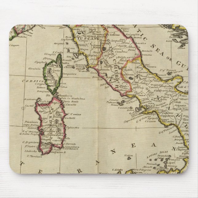 Mousepad Itália e Sardenha (Frente)