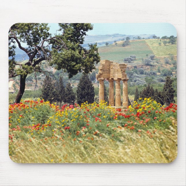 Mousepad Itália, Sicília, Agrigento. As ruínas do (Frente)