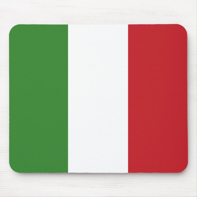 Mousepad Itália Sinalizador Colorido Verde Vermelho Branco (Frente)