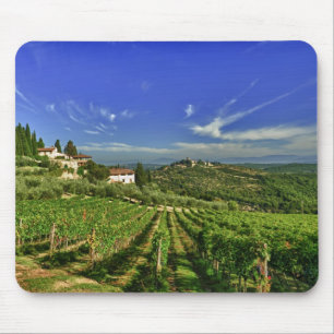Mousepad Itália, Toscana, Greve. Os vinhedos de Castello