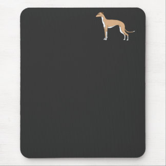 Mousepad Italian Greyhound - Blue fawn
