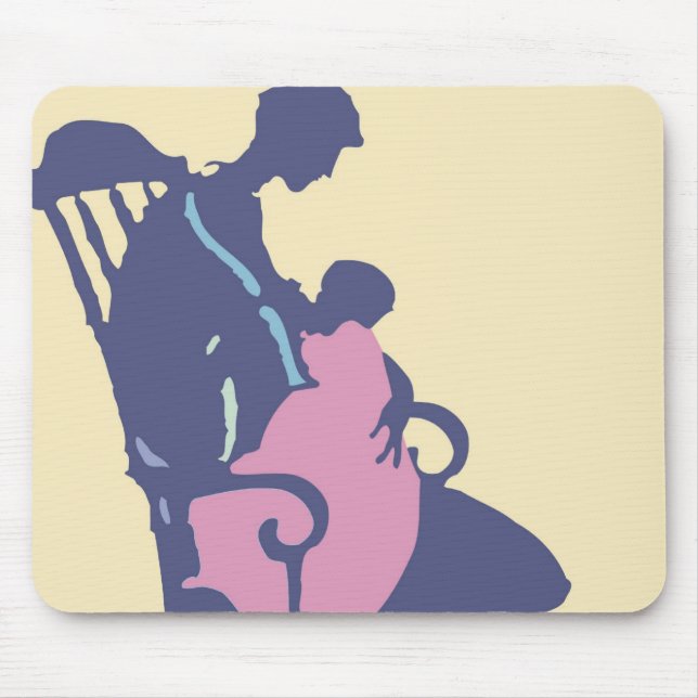 Mousepad <It's a Girl> pelo mineiro de Steve (Frente)