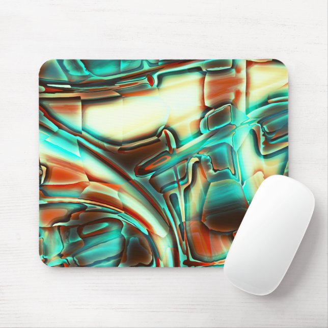 Mousepad Ivory digital com tom queimado e filme de menta (Com mouse)