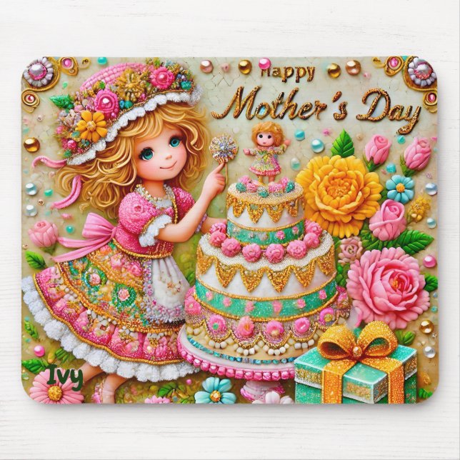 MOUSEPAD IVY ~ DIA DE AS MÃES ~ ~ (Frente)