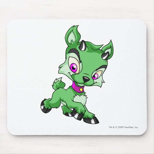 Mousepad Ixi verde (Frente)