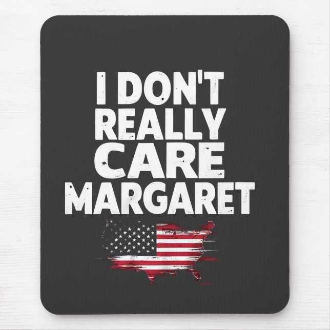 Mousepad J. D Vance Engraçado Meme Eu não me importo com Ma (Frente)