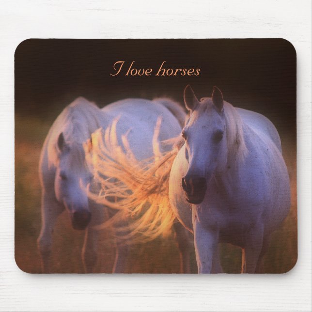 Mousepad - j love horses (Frente)