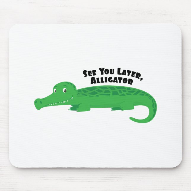 Mousepad Jacaré mais atrasado (Frente)